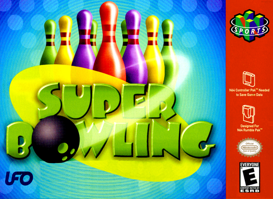 Super Bowling N64 Print Poster