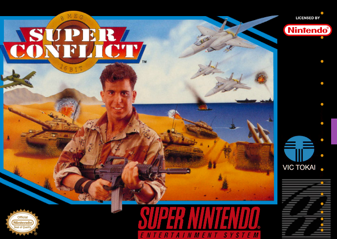 Super Conflict (Usa) Snes Print Poster