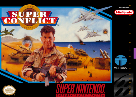 Super Conflict (Usa) Snes Print Poster