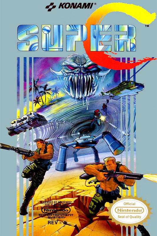 Super Contra Classic Vintage Action War Game Jigsaw Puzzle