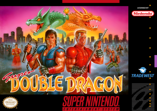 Super Double Dragon (Usa) Snes Print Poster