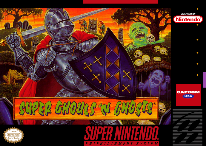 Super Ghouls N Ghosts (Usa) Snes Print Poster