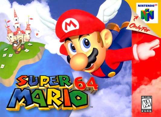 Super Mario 64 N64 Print Poster