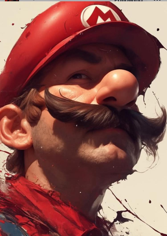 Super Mario Adventure 873 Print Poster