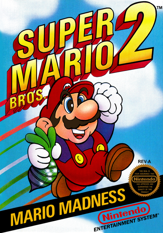 Super Mario Bros. 2 (Usa) Nes Print Poster