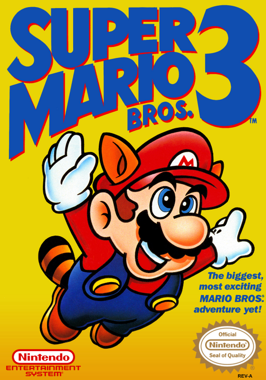 Super Mario Bros. 3 (Usa) Nes Print Poster