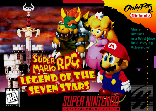 Super Mario Rpg Legend Of The Seven Stars (Usa) Snes Print Poster