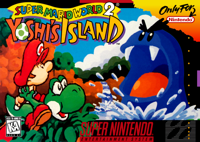 Super Mario World 2 Yoshi S Island (Usa) Snes Print Poster