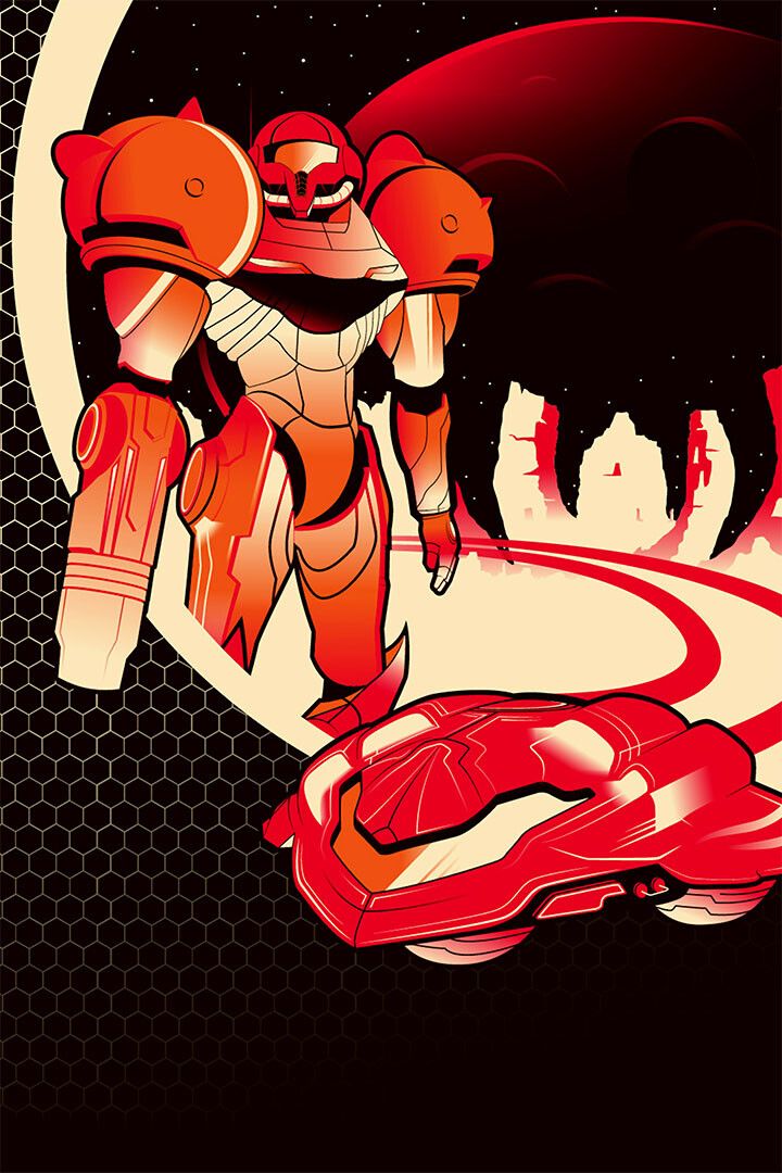 Super Metroid Classic Video Game Adventure Print Jigsaw Puzzle
