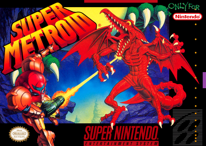 Super Metroid (Usa) Snes Print Poster