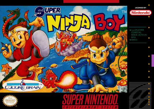 Super Ninja Boy (Usa) Snes Print Poster