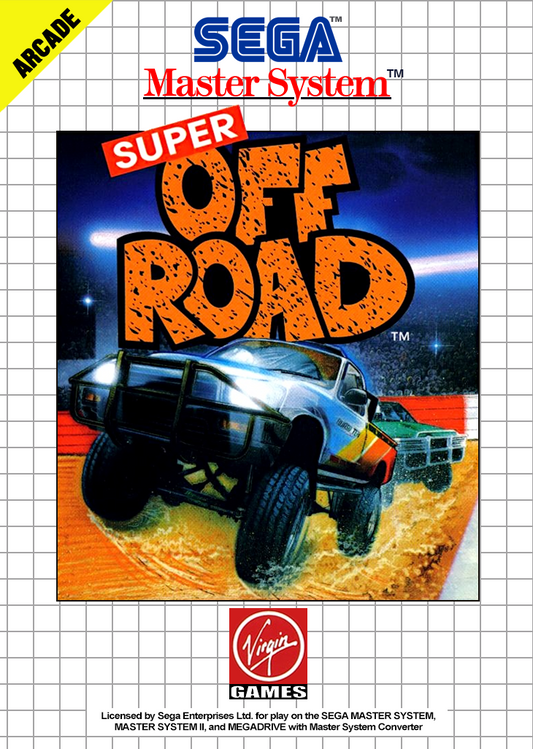 Super Off Road Sega Master System Print Poster