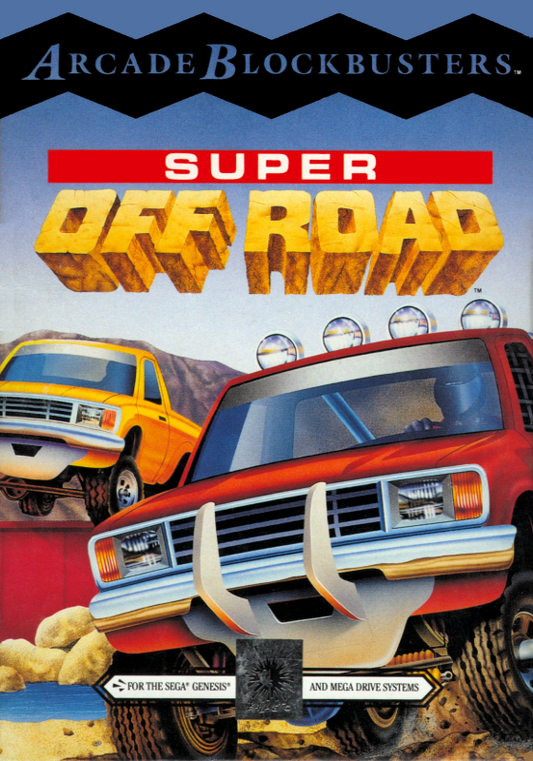 Super Off Road (Usa) (Unlicensed) Genesis Print Poster