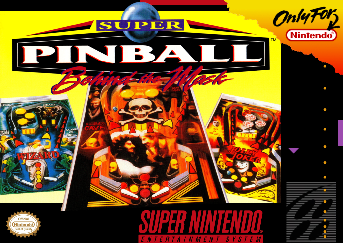 Super Pinball Behind The Mask (Usa) Snes Print Poster