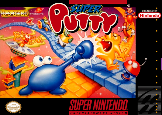 Super Putty (Usa) Snes Print Poster