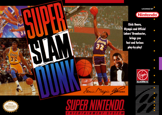 Super Slam Dunk (Usa) Snes Print Poster