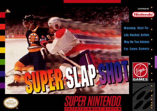 Super Slap Shot (Usa) Snes Print Poster