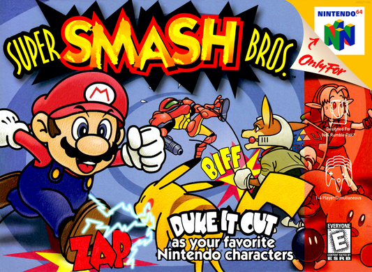 Super Smash Bros. N64 Print Poster