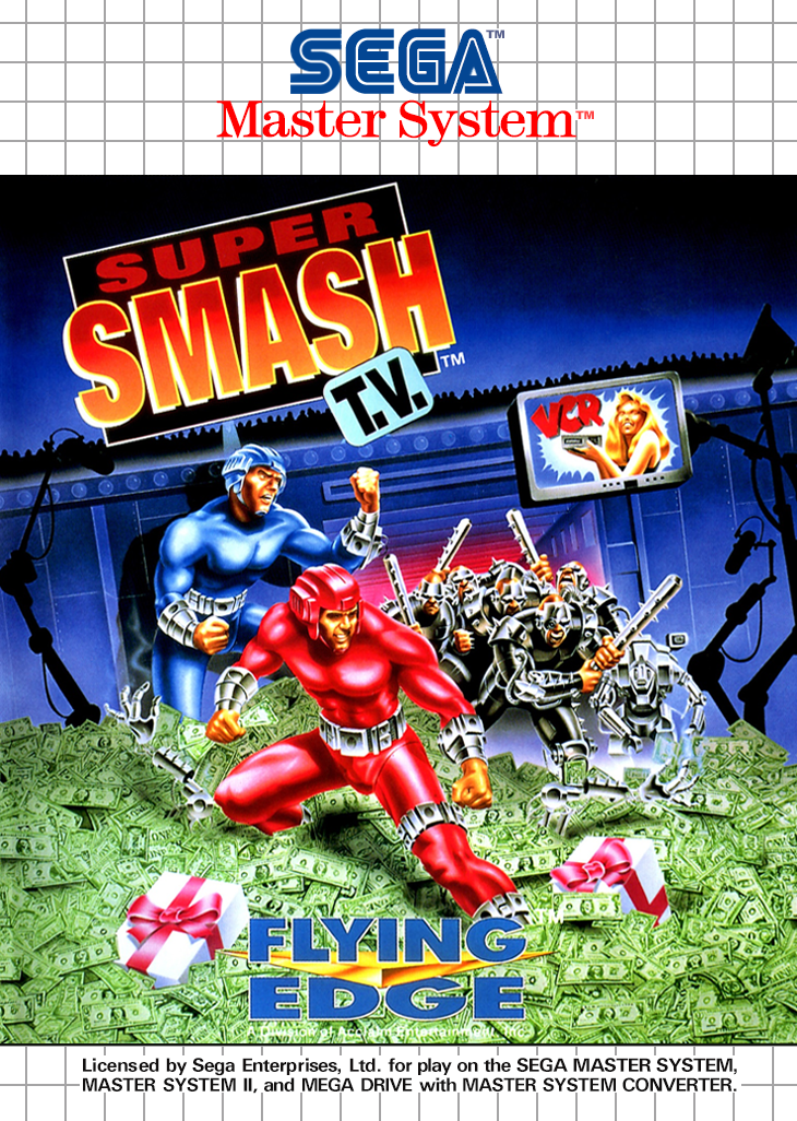 Super Smash T.V. Sega Master System Print Poster