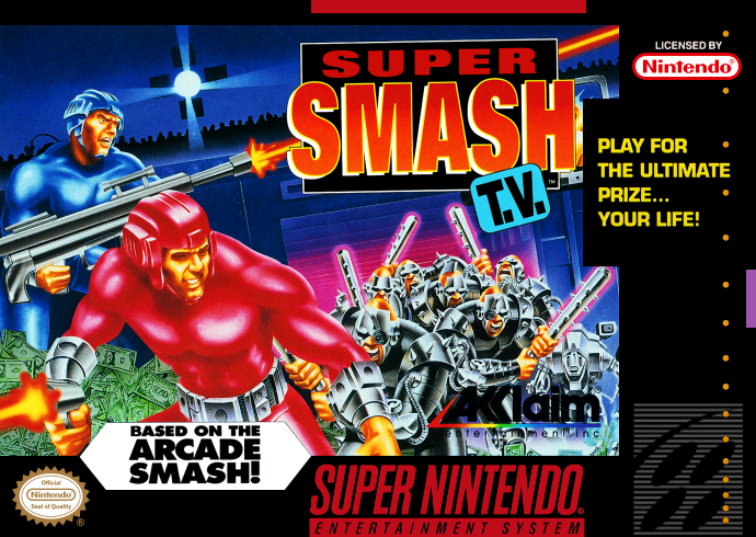 Super Smash T.V. (Usa) Snes Print Poster
