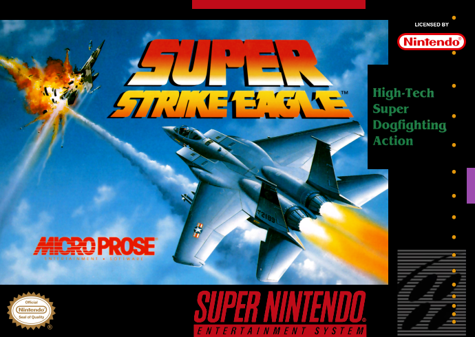 Super Strike Eagle (Usa) Snes Print Poster
