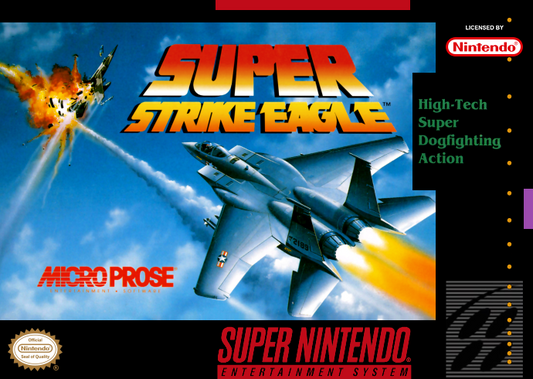 Super Strike Eagle (Usa) Snes Print Poster
