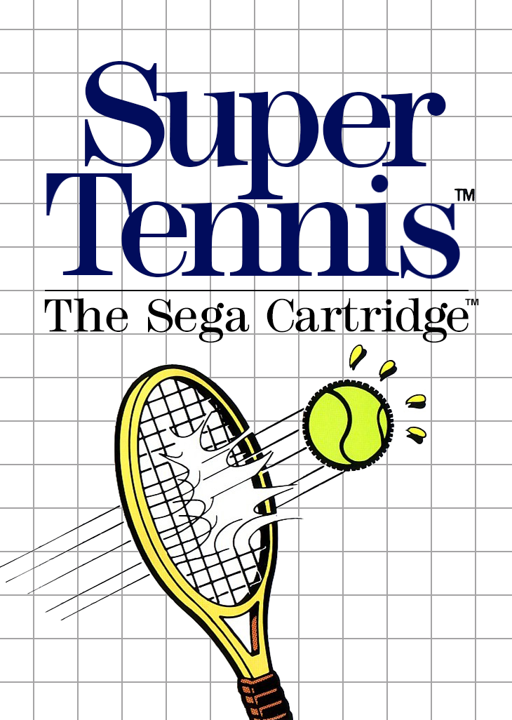 Super Tennis Sega Master System Print Poster