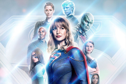 Supergirl Melissa Benoist Girl Hero Tv Show Jigsaw Puzzle