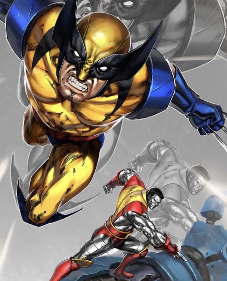 Superhero Action Comic Wolverine Colossus Jigsaw Puzzle