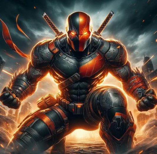 Superhero Action Deadpool Print Poster