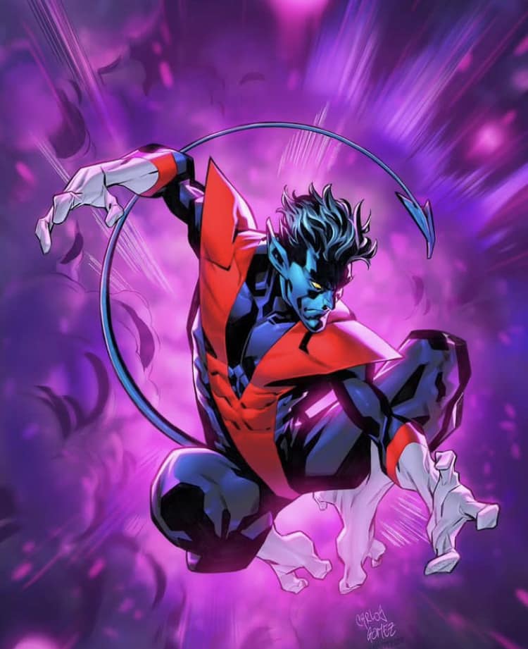 Superhero Action Nightcrawler Print Poster