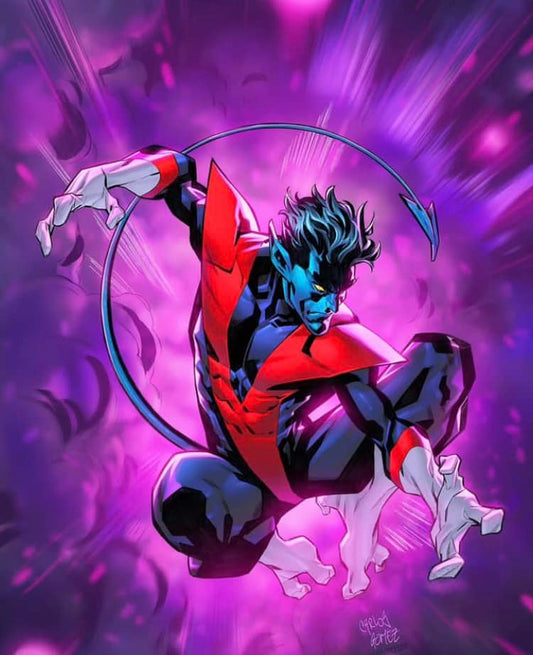Superhero Action Nightcrawler Print Poster