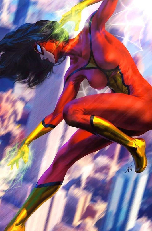 Superhero Action Pose (7) Print Poster