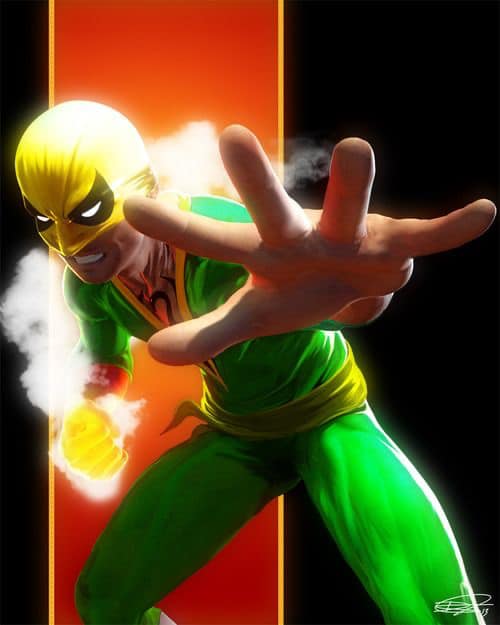 Superhero Action Pose (8) Print Poster