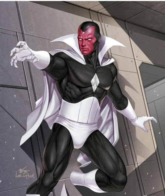 Superhero Action Posing Print Poster