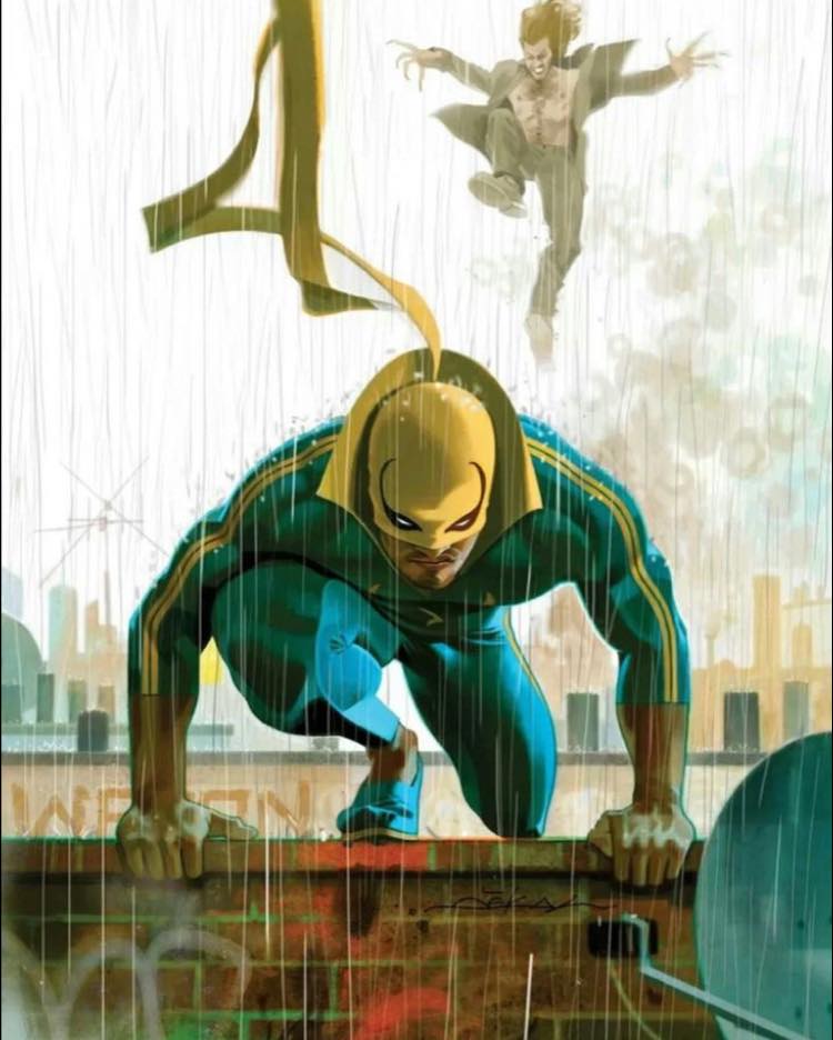 Superhero Action Rainstorm Jigsaw Puzzle