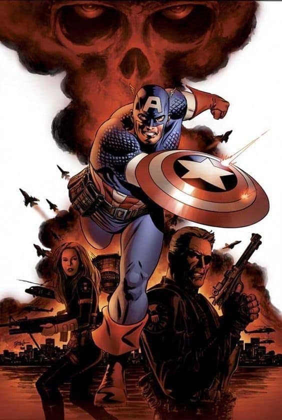 Superhero Action Scene (3) Print Poster