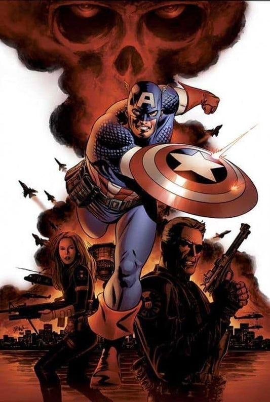 Superhero Action Scene (3) Print Poster