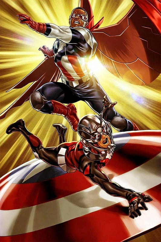 Superhero Action Scene (6) Print Poster