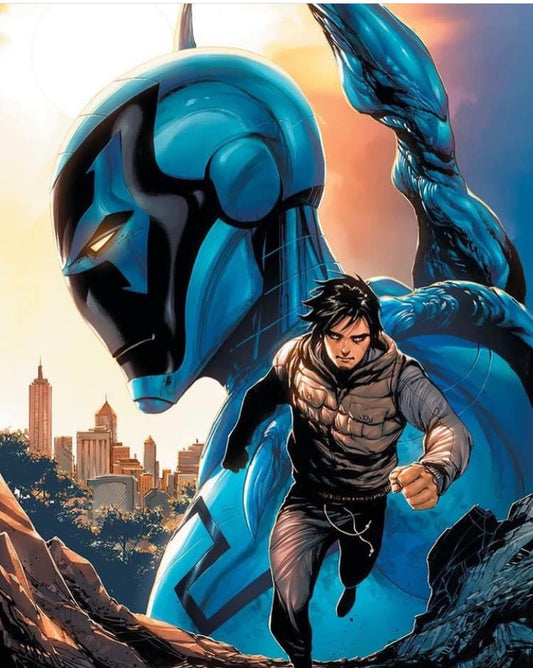 Superhero Action Scene (7) Print Poster