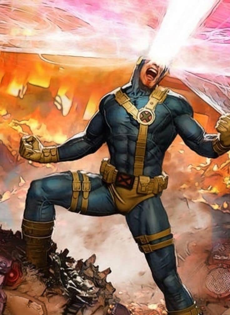 Superhero Activating Powers Explosion Print Poster