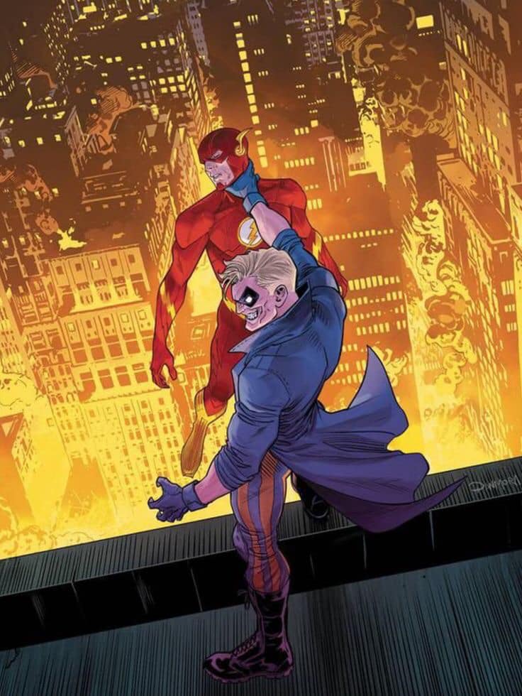 Superhero Battle Cityscape (2) Jigsaw Puzzle