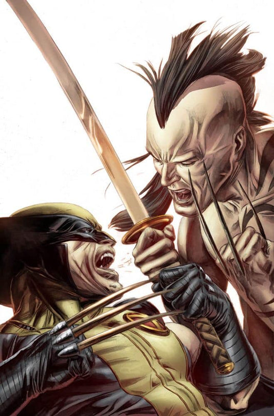 Superhero Battle Wolverine Samurai Print Poster