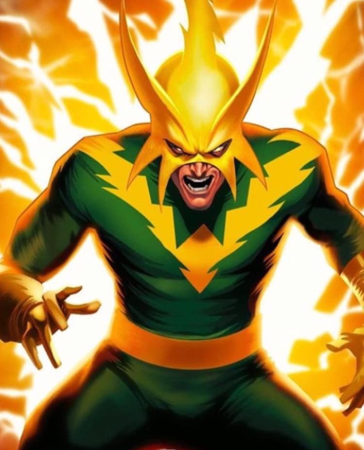 Superhero Character Expression Print Poster