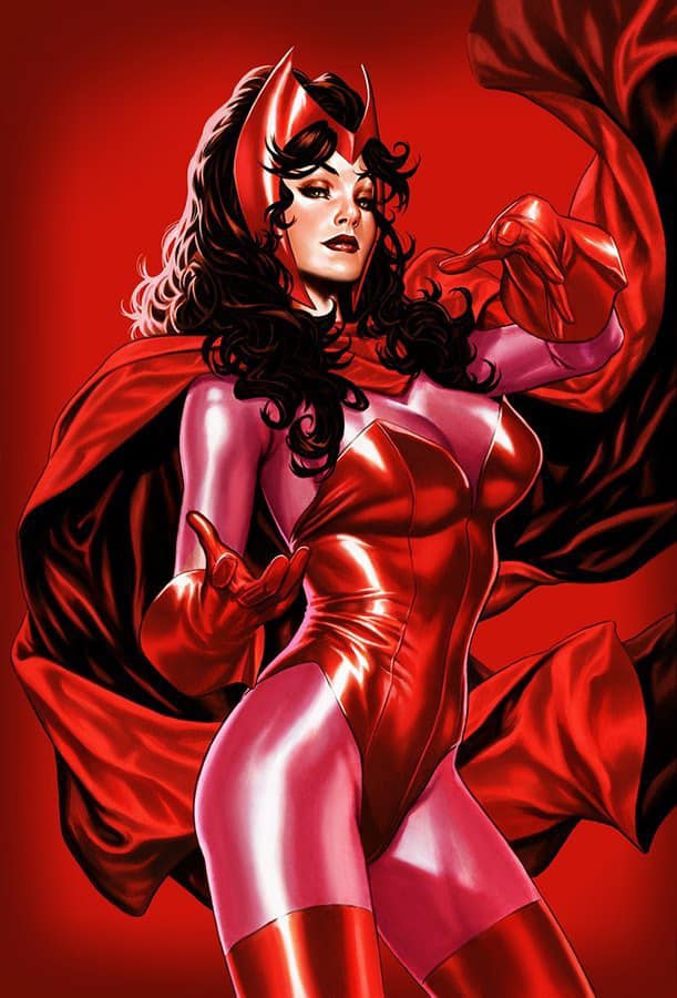 Superhero Character Scarlet Witch Print Poster