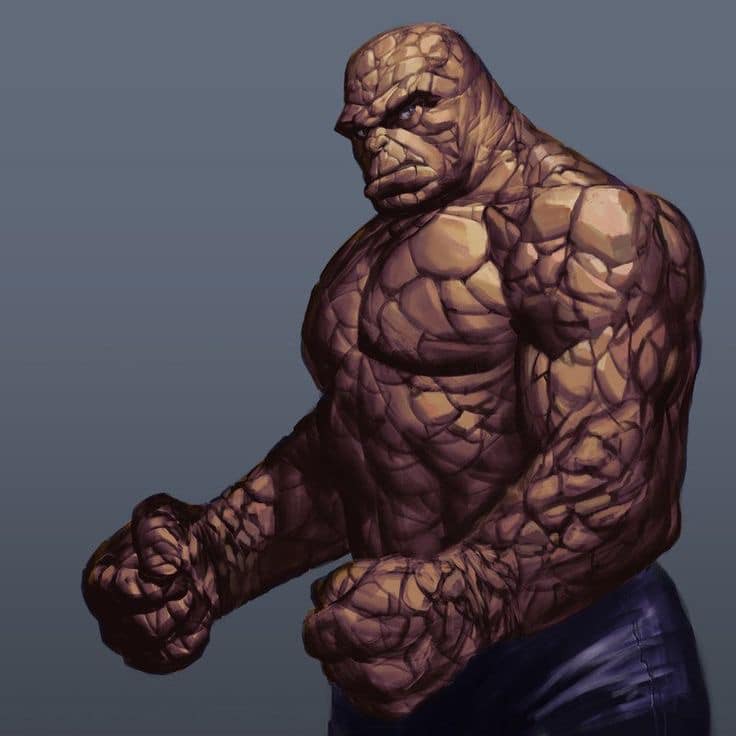 Superhero Character Stone Giant Print Poster