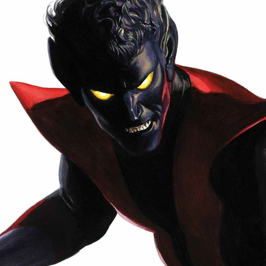 Superhero Character With Red Cloak Print Poster