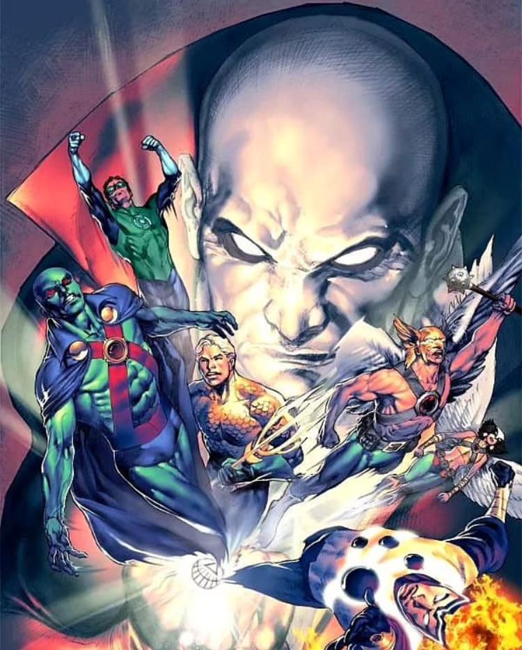 Superhero Collage Villains And Heroes Print Poster