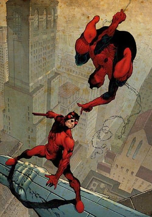 Superhero Comic Action Scene (1) Print Poster