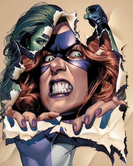 Superhero Comic Characters Dynamic Duel Print Poster